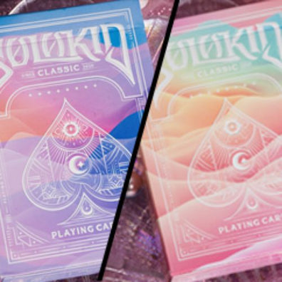 Solokid Rainbow Dream (Purple Blue) Playing Cards by Solokid Playing Card Co.